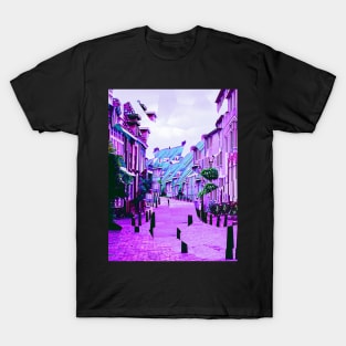 Netherlands Vaporwave Glitch Art T-Shirt